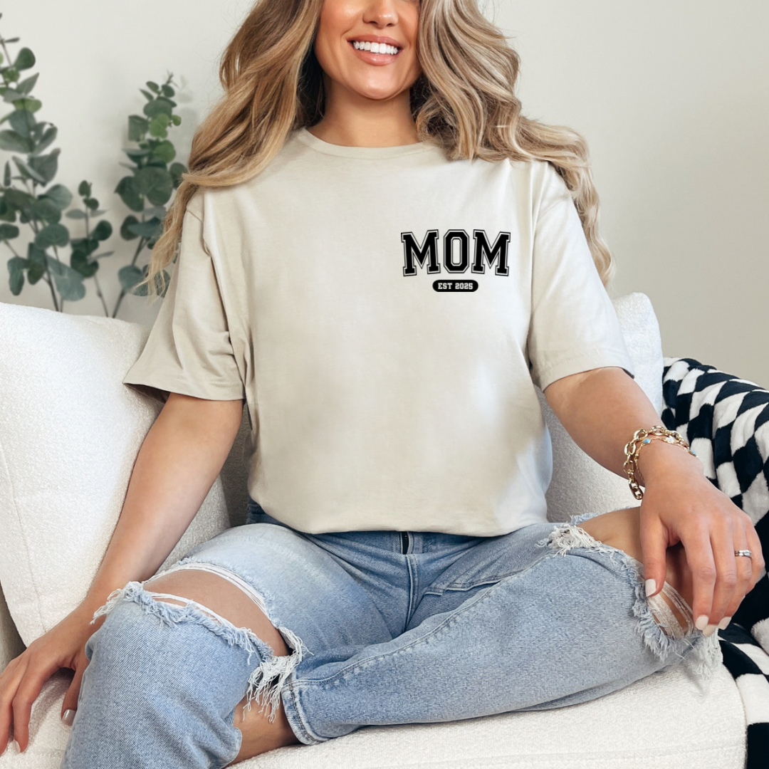 Pocket Look -Custom MOM EST. Shirt