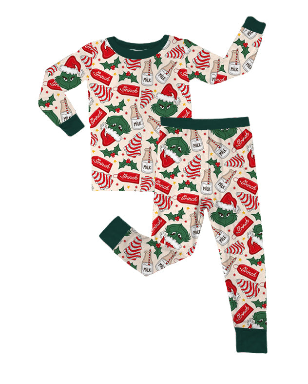 GRINCHMAS TREATS 2-piece pajama set