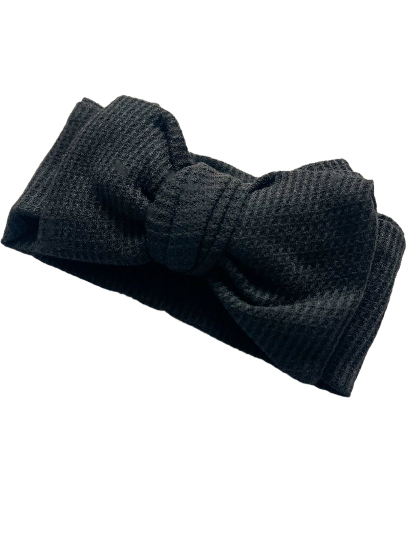 Black Waffle Bow