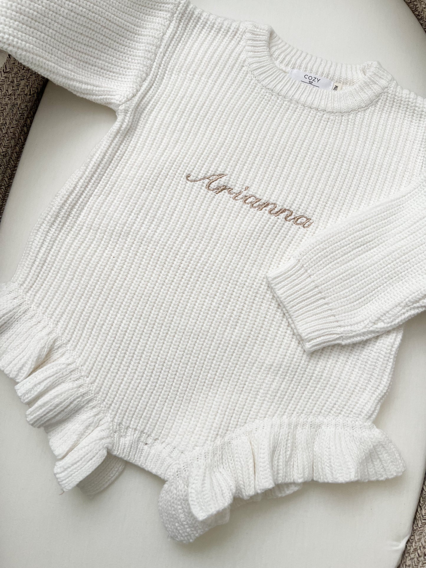 Ruffles Knitted Romper