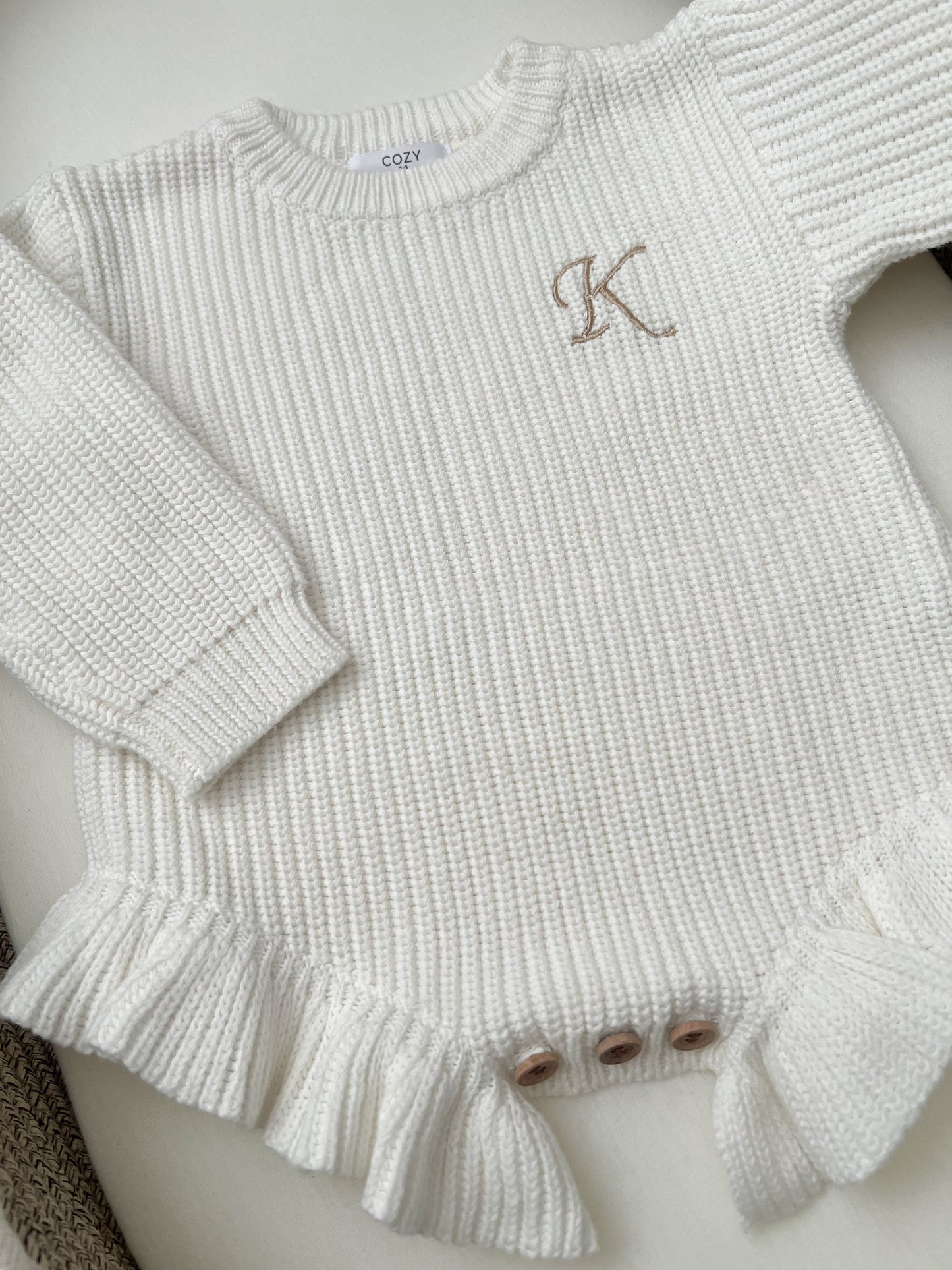 Ruffles Knitted Romper