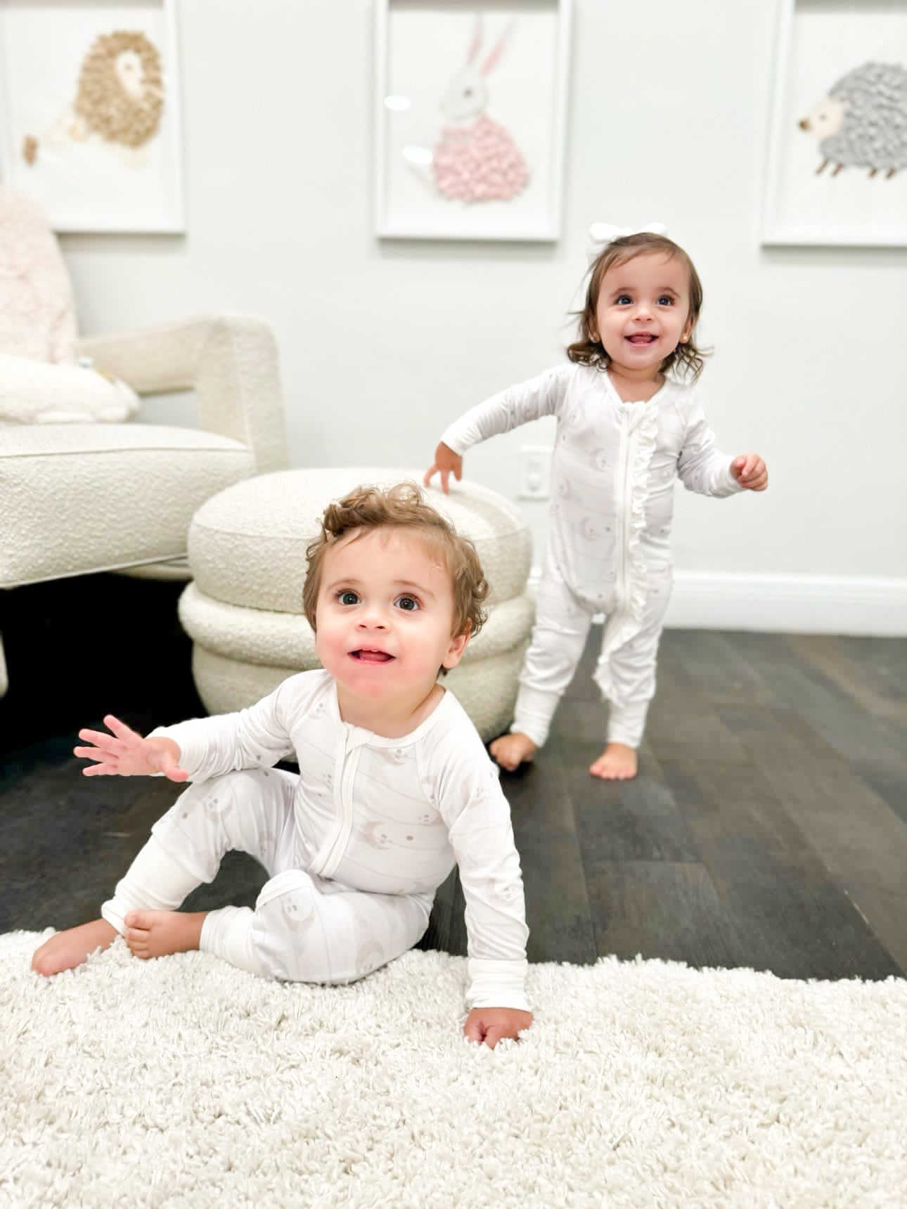 SLEEPY MOON DUAL ZIPPER FOOTIE