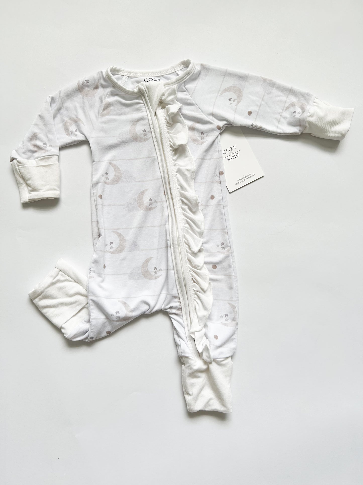 SLEEPY MOON DUAL ZIPPER FOOTIE