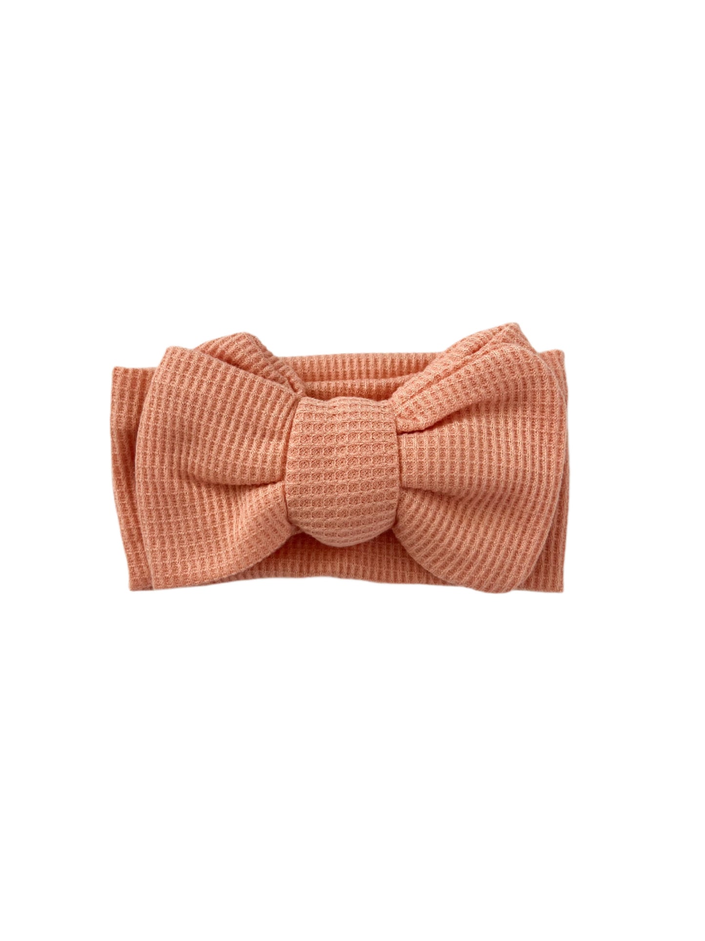 Coral Dreams Waffle Bow