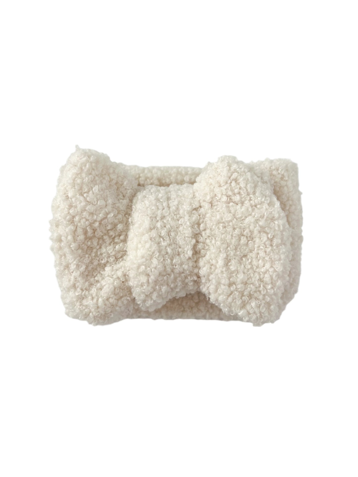 Ivory Teddy bow