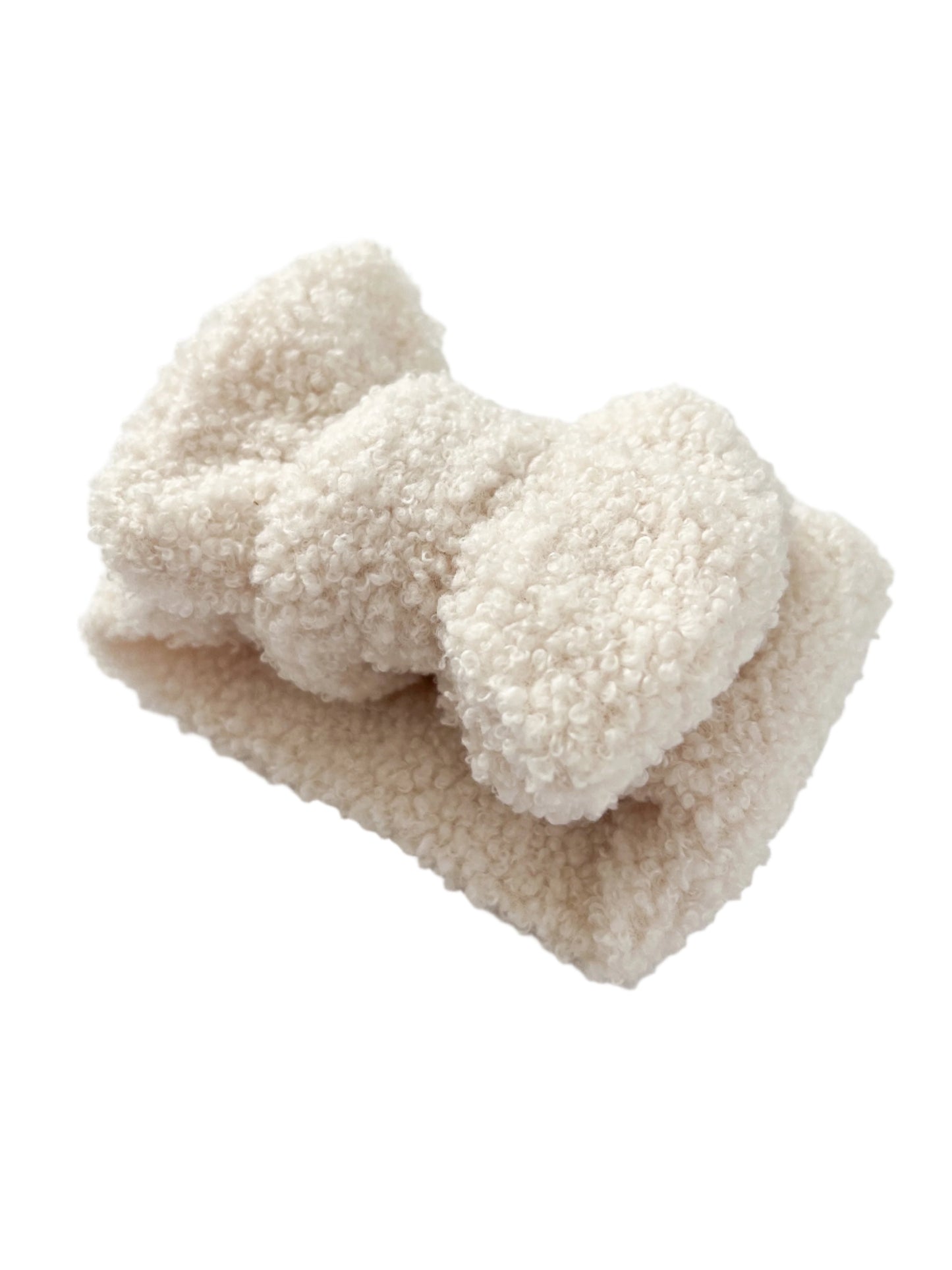Ivory Teddy bow
