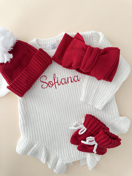 Christmas Ruffles Knitted Bundle