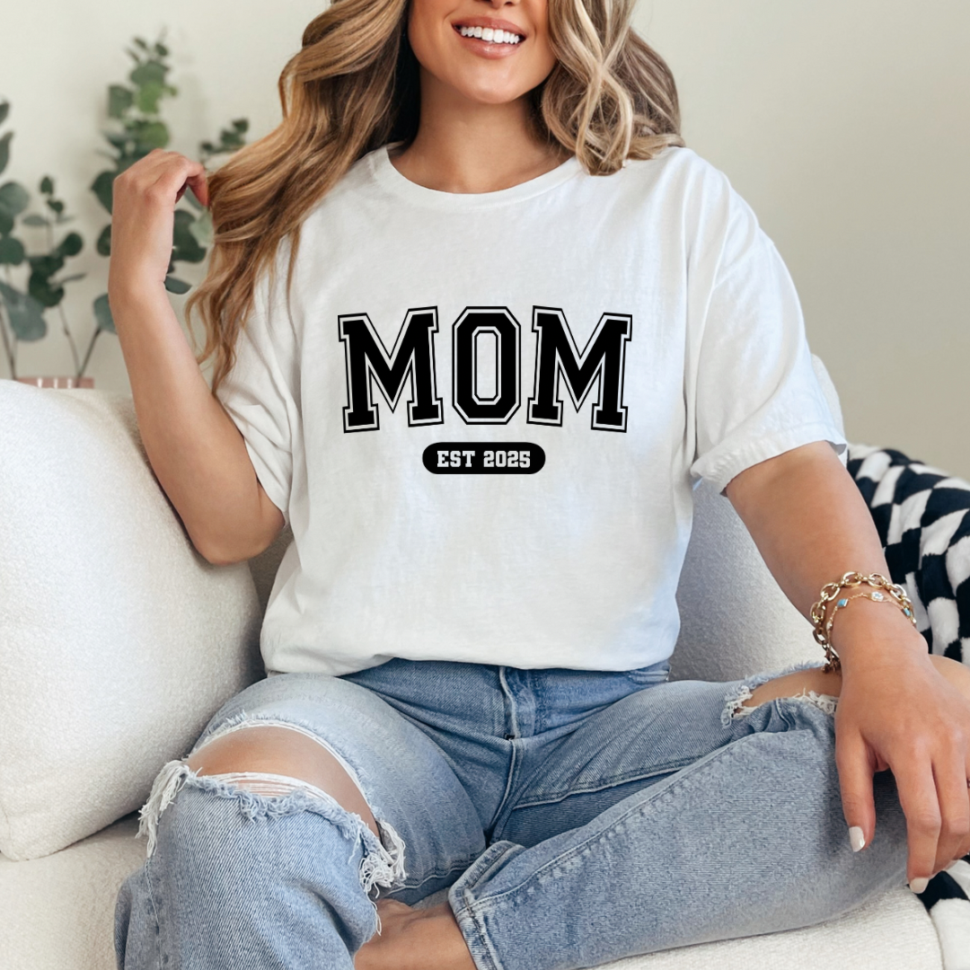Custom MOM EST. Shirt