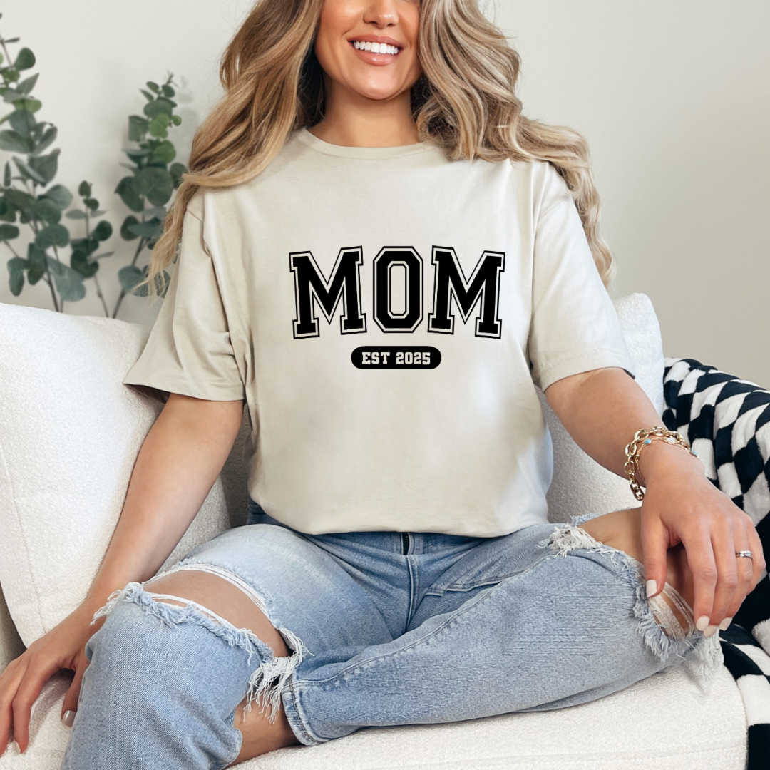 Custom MOM EST. Shirt
