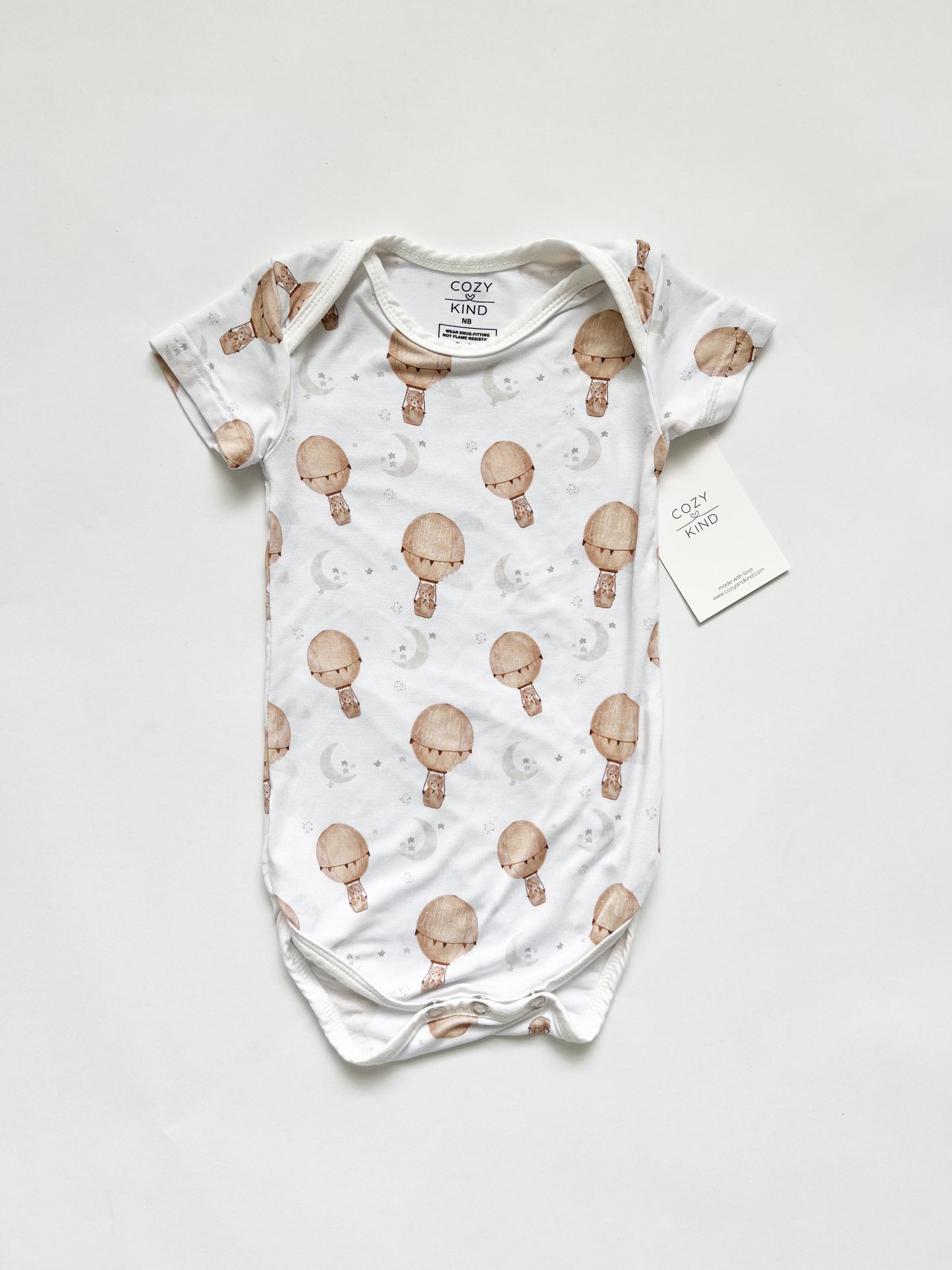OVER THE MOON WITH BEAR BAMBOO BODYSUIT