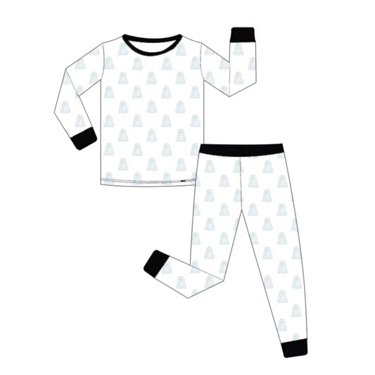 GHOST 2 PIECE PAJAMA SET
